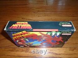 Super Metroid COMPLETE CIB & Super Turrican IN BOX Super Nintendo SNES games