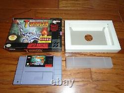 Super Metroid COMPLETE CIB & Super Turrican IN BOX Super Nintendo SNES games