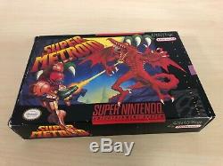 Super Metroid Complete Super Nintendo CIB Game Original SNES NTSC