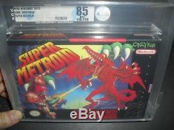 Super Metroid Complete VGA 85 Q Qualified for SNES Super Nintendo