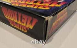 Super Metroid Nintendo SNES (Super Nintendo) Game, Box & Manual Rare