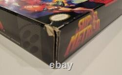 Super Metroid Nintendo SNES (Super Nintendo) Game, Box & Manual Rare
