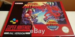 Super Metroid SNES PAL 72 Page Players Guide Big Box WOW