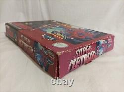 Super Metroid SNES Super Nintendo Boxed With Players' Guide 1994 PAL Tested