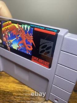 Super Metroid SNES Super Nintendo NOT FOR RESALE Demo Only Authentic RARE