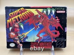 Super Metroid (Super Nintendo, 1994) SNES Authentic CIB with Manual and Inserts