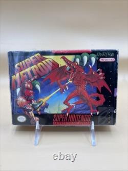 Super Metroid (Super Nintendo, 1994) SNES Authentic CIB with Manual and Inserts