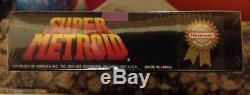 Super Metroid (Super Nintendo Entertainment System, 1994) FACTORY SEALED NIB
