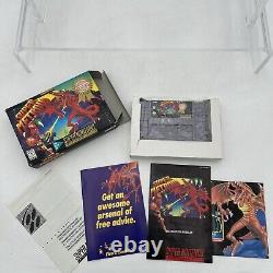 Super Metroid (Super Nintendo SNES, 1994) Players Choice CIB Box Damage