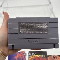 Super Metroid (Super Nintendo SNES, 1994) Players Choice CIB Box Damage