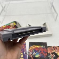 Super Metroid (Super Nintendo SNES, 1994) Players Choice CIB Box Damage