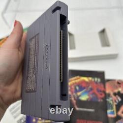 Super Metroid (Super Nintendo SNES, 1994) Players Choice CIB Box Damage