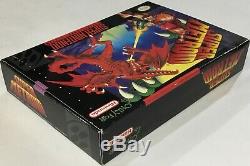 Super Metroid Super Nintendo SNES CIB 100% Complete Near Mint