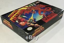 Super Metroid Super Nintendo SNES CIB 100% Complete Near Mint