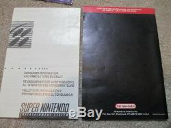 Super Metroid (Super Nintendo SNES) Complete CIB with Poster + Ad
