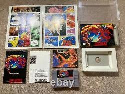 Super Metroid (Super Nintendo SNES) Complete CIB with Poster + Ads