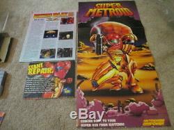 Super Metroid (Super Nintendo SNES) Complete CIB with Poster + Ads