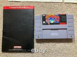 Super Metroid (Super Nintendo SNES) Complete CIB with Poster + Ads