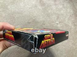 Super Metroid (Super Nintendo SNES) Complete CIB with Poster + Ads