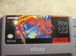 Super Metroid (Super Nintendo SNES) Complete CIB with Posters + Ads COLLECTOR