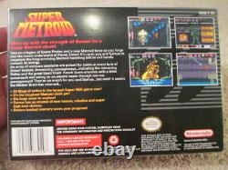 Super Metroid (Super Nintendo SNES) Complete CIB with Posters + Ads COLLECTOR