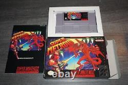 Super Metroid (Super Nintendo SNES) Complete in Box NEAR MINT Shape