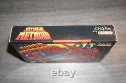 Super Metroid (Super Nintendo SNES) Complete in Box NEAR MINT Shape