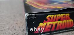 Super Metroid Super Nintendo SNES Samus Game CIB Complete Box Book Manual lot