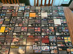 Super NES Nintendo SNES HUGE lot 61 CIB complete video games, 4 near-CIB, guides