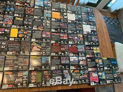 Super NES Nintendo SNES HUGE lot 61 CIB complete video games, 4 near-CIB, guides