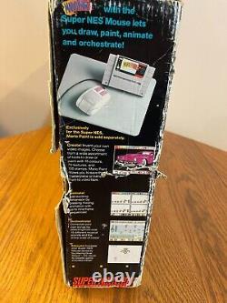 Super NES Super Set Super Nintendo SNES Console Bundle With Original Box 10 Games