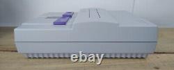 Super Nintendo 1 Chip SNES Rare 1CHIP-03 Console Lot Mario World OEM Cords -Mint
