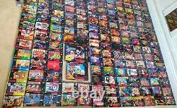 Super Nintendo 254 snes game collection + Console + Accessories