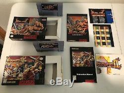 Super Nintendo 2 Game Lot CIB SNES Breath of Fire I & II