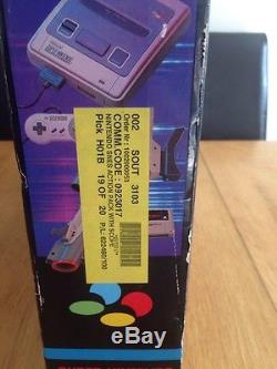 Super Nintendo Action Pack Unopened Original Box -Rare- NEW-SNES Console PAL