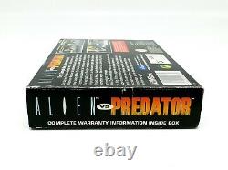 Super Nintendo Alien Vs Predator Complete NOE SNES Ultra Rare 100% Original