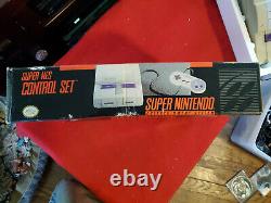 Super Nintendo CONTROL SET Console Rare Variant IN BOX SNES With Extra Controller