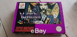 Super Nintendo Castlevania Vampire's Kiss RARE PAL EUR version SNES