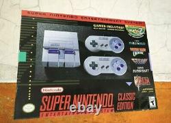 Super Nintendo Classic Mini Entertainment System SNES 21 Games Built-In WITH BOX
