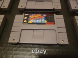 Super Nintendo Console Bundle SNES Donkey Kong Starfox Space Invaders & More