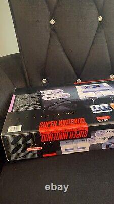 Super Nintendo Console Cib Snes Nice Box Complete Tested Working Very Clean