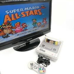 Super Nintendo Console SNES Boxed PAL Mario All Stars Ed. Complete Condition