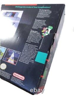 Super Nintendo Console SNES Complete CIB Super Mario World Bundle
