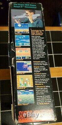 Super Nintendo Console SNES Mario World Set In Box Great Condition! View Pics