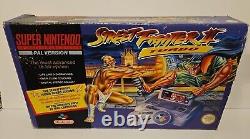Super Nintendo Console Street Fighter 2 Turbo Edition Boxed (SNES) + Extra Game