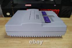 Super Nintendo Console in Box with Super Mario World SNES Game Console Authentic