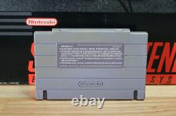 Super Nintendo Console in Box with Super Mario World SNES Game Console Authentic