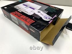 Super Nintendo Control Set Console SNES SNS-001 Complete In Box Matching Numbers