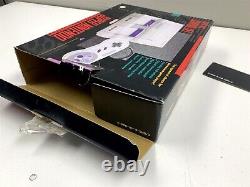Super Nintendo Control Set Console SNES SNS-001 Complete In Box Matching Numbers