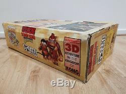 Super Nintendo Donkey Kong 5 Game Crate Aus Console Box Complete Pal- SNES
